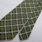 New Elite Made In Italy Green Blk Plaid Square Luxury Neck Tie Men Designer Tie