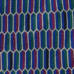#1A XL 60" LONG TMB Made In Italy MAROON BLUE GREEN TIE NECKTIE