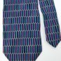 #1A XL 60" LONG TMB Made In Italy MAROON BLUE GREEN TIE NECKTIE