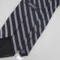 DKNY Woven Black Silk Mens Stripe Neck Tie Men Designer Tie EUC