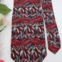 BARRY KORMAN BLACK RED PURPLE ABSTRACT MEN NECK TIE Men Designer Tie EUC