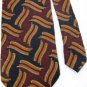 #1A PORTICO LINES MAROON NAVY BROWN OLIVE SILK MEN NECK TIE Lot#4F