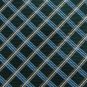 #1A New Chaps Woven Diamond Stripes Olive Green Sky White Gold Tie MENS NECKTIE