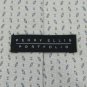 #1A New PERRY ELLIS MADE IN ITALY STRIPE OVAL WHITE GRAY  SILK MEN NECKTIE