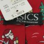 #1A NWT BASICS CROFT & BARROW USA CHRISTMAS SANTA TREE RED MEN Neck Tie NECKTIE