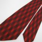 #1A Vintage Van Heusen Square 40/50's RockaBilly Black Red Necktie Neck Tie