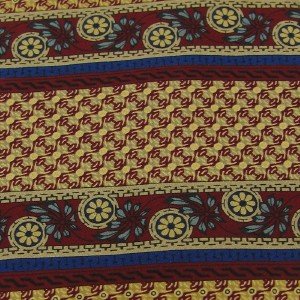 #1A UNICEF NECKTIE CEILING PAPER USA STRIPE GOLD MAROON BLUE Silk Men Neck Tie