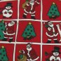 #1A NOEL CHRISTMAS SANTA TREE SNOW MAN RED GREEN WHITE  Men Necktie NECK TIE