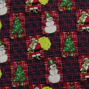 #1A NWT CAPE COD USA CHRISTMAS SANTA SNOW MAN RED NAVY  MEN Neck Tie NECKTIE