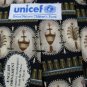 #1A UNICEF ENGLISH ORNAMENTS USA FLOWER BROWN BLACK TAN  Men Neck Tie Necktie