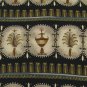 #1A UNICEF ENGLISH ORNAMENTS USA FLOWER BROWN BLACK TAN  Men Neck Tie Necktie