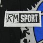 #1A RM SPORT BASKETBALL BLUE BLACK WHITE GREY Silk Men Necktie NECK TIE