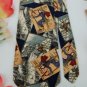 #1A USA SELLER New STRUCTURE SKIING SKI BLUE BEIGE SILK MEN TIE Silk Necktie