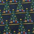 #1A New JINGLE BELLS Christmas Holiday Tree STRIPE NAVY GREEN RED  Necktie Tie