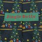 #1A New JINGLE BELLS Christmas Holiday Tree STRIPE NAVY GREEN RED  Necktie Tie