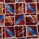 #1A HAROLD POWELLMade In ITALY DarkRed BLUE Oval CHECKER MEN Silk NECK TIE