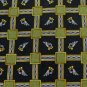 #1A New GIAMPIERO VALENTI ITALY SQUARE CHECKER OLIVE NAVY  MEN Neck Tie NECKTIE