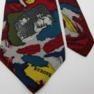 #1A SAVE THE CHILDREN THROUGH THE YEARS MAROON NAVY  Men SILK Neck Tie Necktie