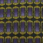 #1A PAULO VISARI ITALY RECTANGLE GOLD PURPLE BLACK  Silk Men Neck Tie Necktie