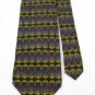 #1A PAULO VISARI ITALY RECTANGLE GOLD PURPLE BLACK  Silk Men Neck Tie Necktie