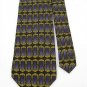#1A PAULO VISARI ITALY RECTANGLE GOLD PURPLE BLACK Silk Men Neck Tie Necktie
