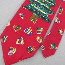 Save the Children Xmas Gifts Tree Red Silk Dress Neck Tie NWT Men Designer Tie