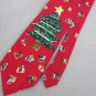 Save the Children Xmas Gifts Tree Red Silk Dress Neck Tie NWT Men Designer Tie