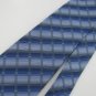 #1A New VAN HEUSEN SQUARE STRIPE BLUE BLACK SILVER  Men Neck Tie NECKTIES