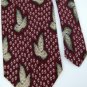 #1A USA Seller XMI LEAVES MAROON GREEN YELLOW WHITE SILK MEN NECK TIE