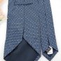 EMILIO ROMANO ITALY BLUE BLACK KHAKI ART DECO Neck Tie Men Designer Tie EUC
