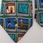 CLASS CLUB SPORTS PLAYERS GREEN NARROW MEN NECK TIE Men Designer Tie EUC