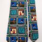 CLASS CLUB SPORTS PLAYERS GREEN NARROW MEN NECK TIE Men Designer Tie EUC