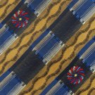 ALADDIN STRIPE YELLOW BLUE RED JACQUARD NECK TIE Men Designer EUC