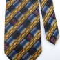 ALADDIN STRIPE YELLOW BLUE RED JACQUARD NECK TIE Men Designer EUC