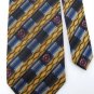 ALADDIN STRIPE YELLOW BLUE RED JACQUARD NECK TIE Men Designer EUC