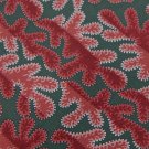 CLAIBORNE LEAVES GREEN RED PINK WHITE SILK MEN NECK TIE Men Designer Tie EUC