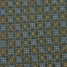 ALLEN POLLY OLIVE BLUE YELLOW BEIGE SILK NECK TIE Men Designer Tie EUC