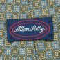 ALLEN POLLY OLIVE BLUE YELLOW BEIGE SILK NECK TIE Men Designer Tie EUC