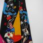 LOONEY TUNES TAZ SILVESTER DAFFY BUGS BLACK SILK Neck tie Men Designer Tie EUC