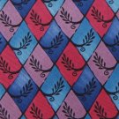 TESSIO DIAMONDS BLUE PURPLE BLACK SILK Men Neck Tie Men Designer Tie EUC