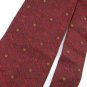 Vintage Wembley Texture Art Nouveau Vivid Red Blk 60s Men Neck Tie Necktie  #EV