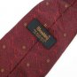 Vintage Wembley Texture Art Nouveau Vivid Red Blk 60s Men Neck Tie Necktie #EV