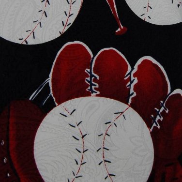 HATHAWAY BASEBALL BAT SPORTS BALLS SILK MEN NECK TIE Men Designer Tie EUC