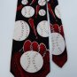 HATHAWAY BASEBALL BAT SPORTS BALLS SILK MEN NECK TIE Men Designer Tie EUC