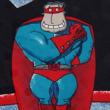 CELERATION SUPER GUY HALLMARK CARDS SILK TIE NECK TIE Men Designer Tie EUC