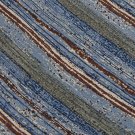 KASPER STRIPE BLUE GREEN BROWN SILK MEN NECK TIE Men Designer Tie EUC
