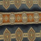 ROUNDTREE & YORKE STRIPE GREY BROWN ORANGE Men Neck Tie Men Designer Tie EUC