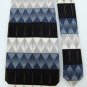 New GASPARO STRIPE BLUE WHITE POLYESTER MEN NECK TIE Men Designer Tie