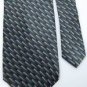 MURANO STRIPE BROWN BLUE GREY SILK MEN NECK TIE Men Designer Tie EUC