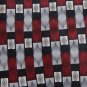 New PIERRE CARDIN USA SQUARE DIAMOND STRIPE MAROON GREY Men Designer Tie